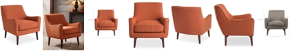Furniture Flint Fabric Accent Chair